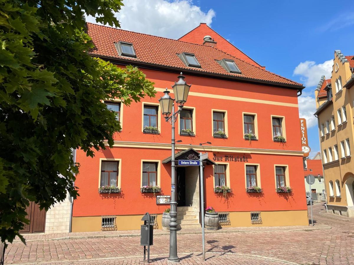 "Zur Altstadt - Am Fusse Der Osterburg" Gaststaette, Pension, Fewo Weida Екстер'єр фото